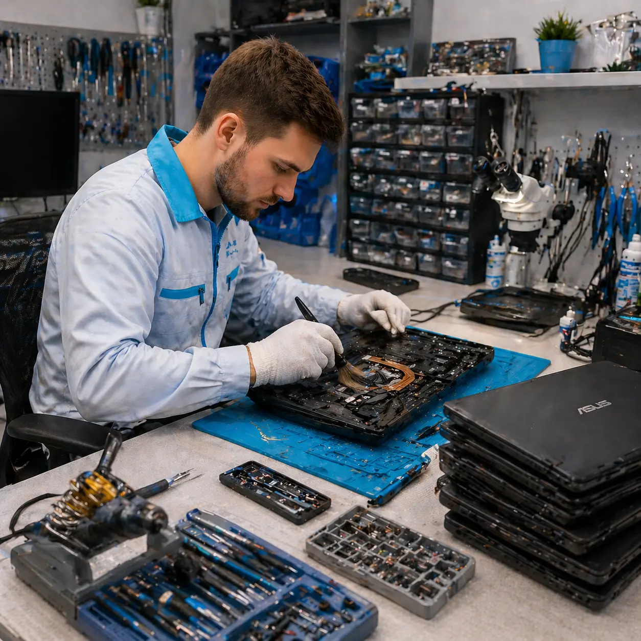 чистка ноутбука Asus в Лобне