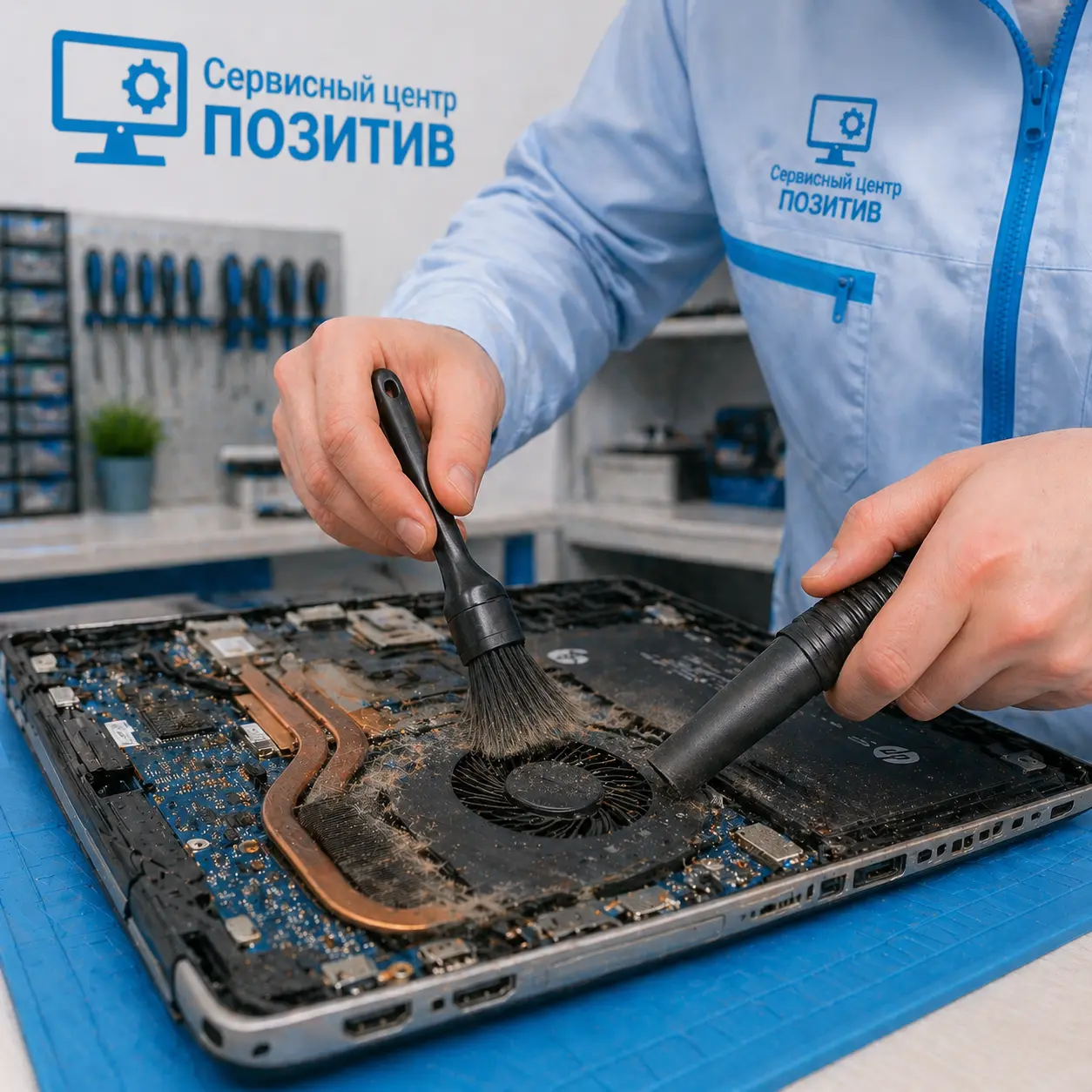 чистка ноутбука HP в Лобне