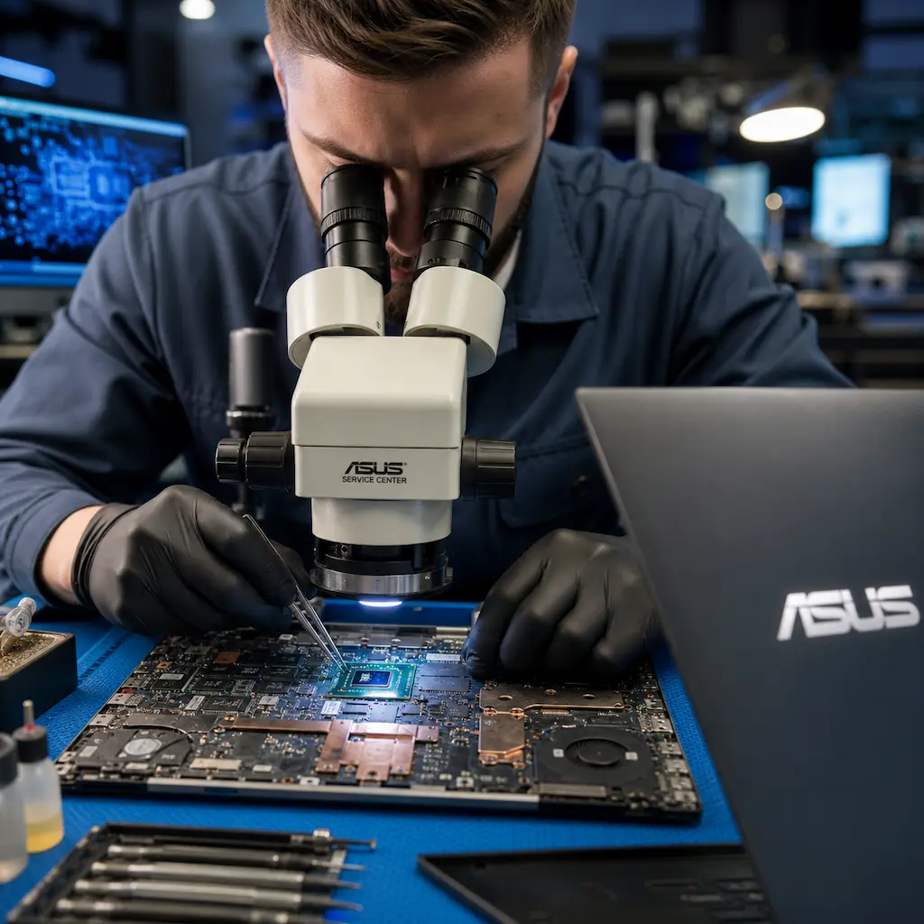 Замена видеокарты ноутбука Asus в Лобне
