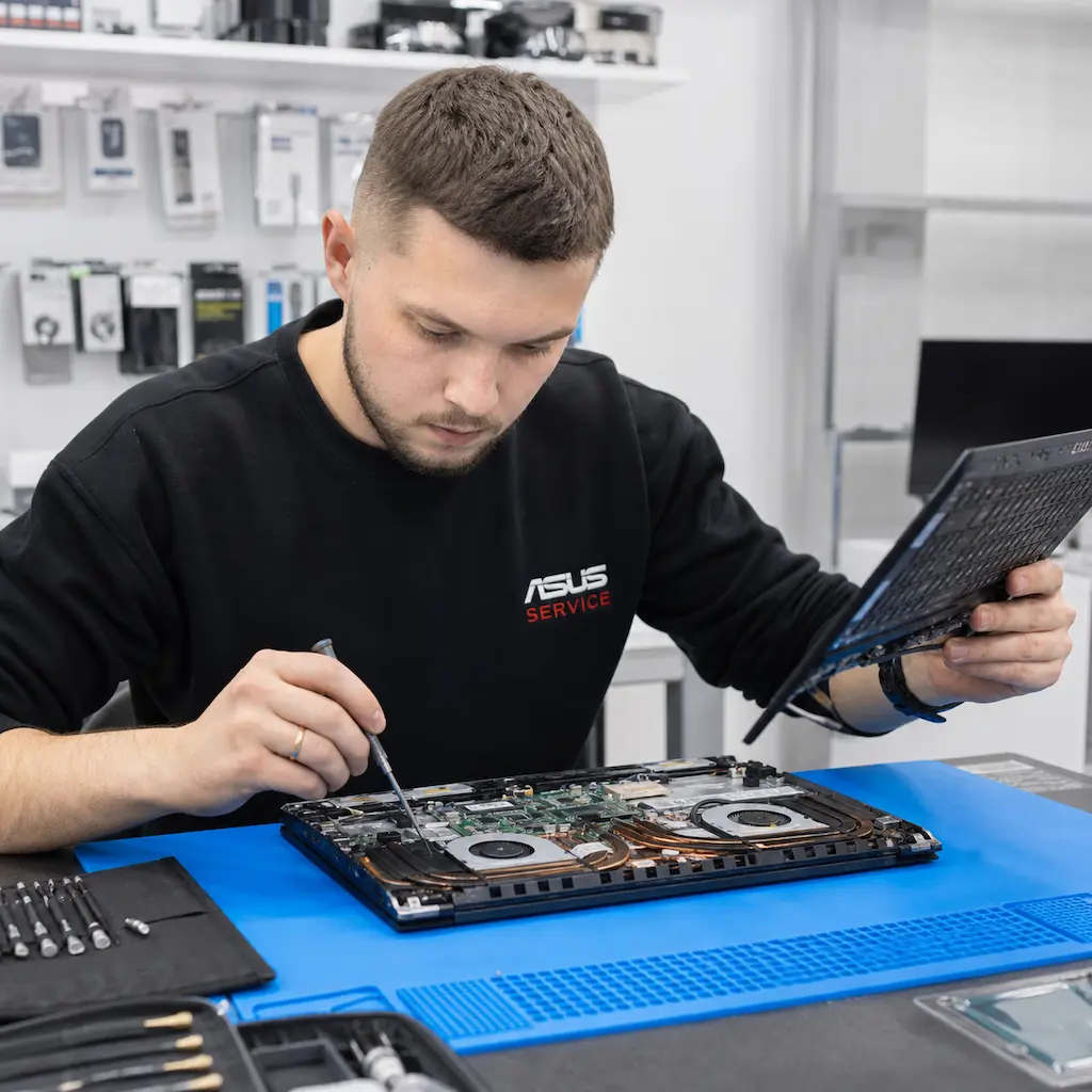 заменить клавиатуру на ноутбуке Asus в Лобне