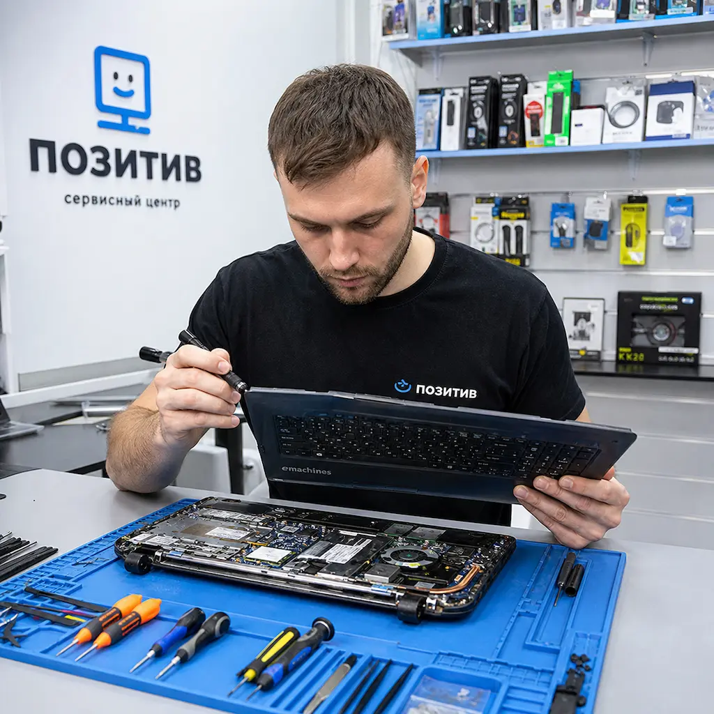 заменить клавиатуру на ноутбуке Emachines в Лобне