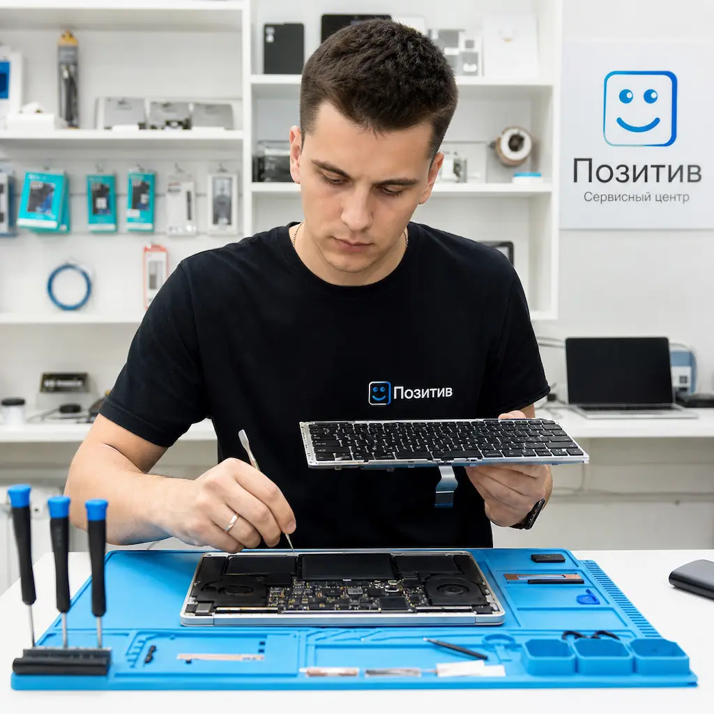 заменить клавиатуру на Apple Macbook в Лобне