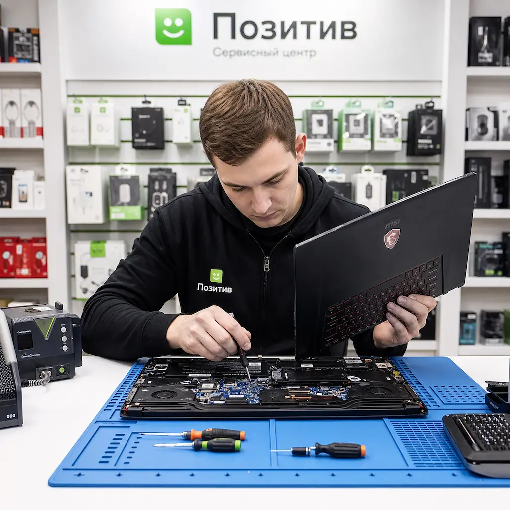 заменить клавиатуру на ноутбуке MSI в Лобне
