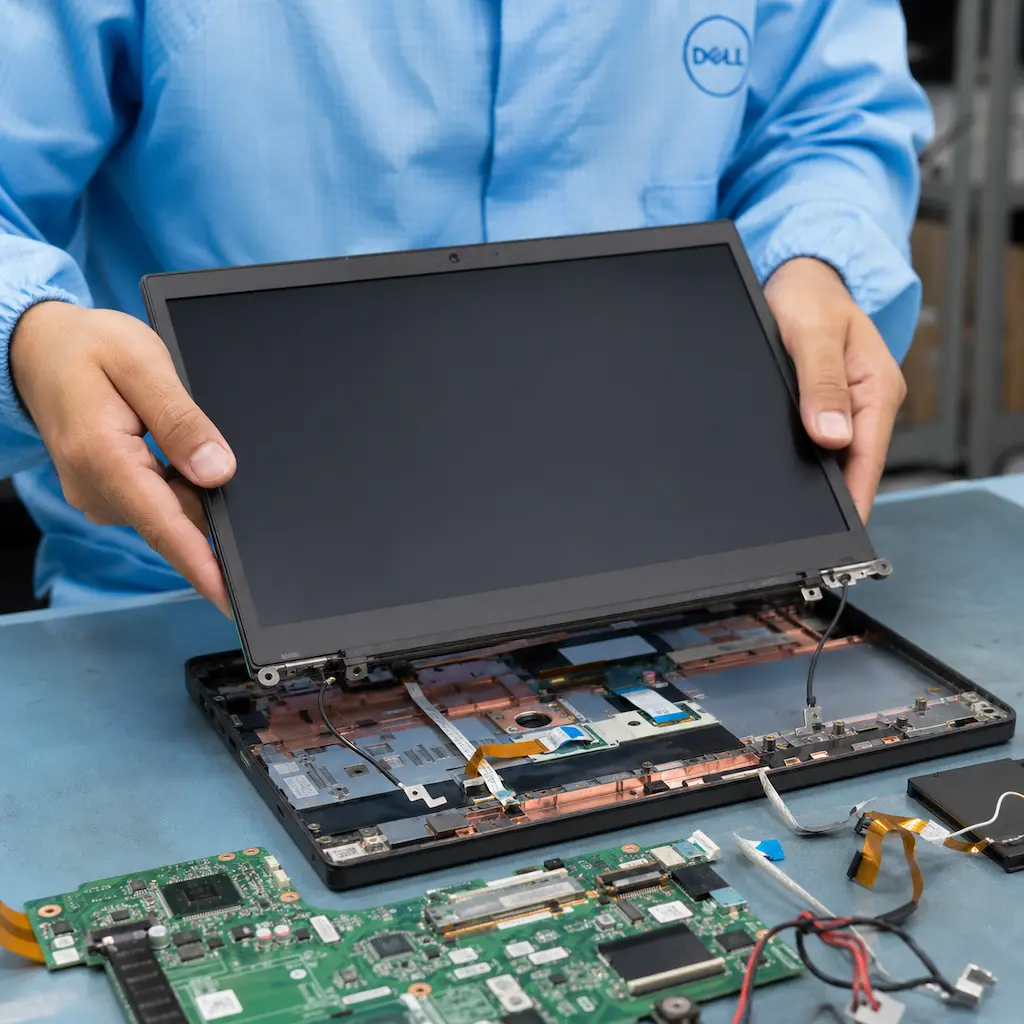 заменить матрицу ноутбука Dell в Лобне