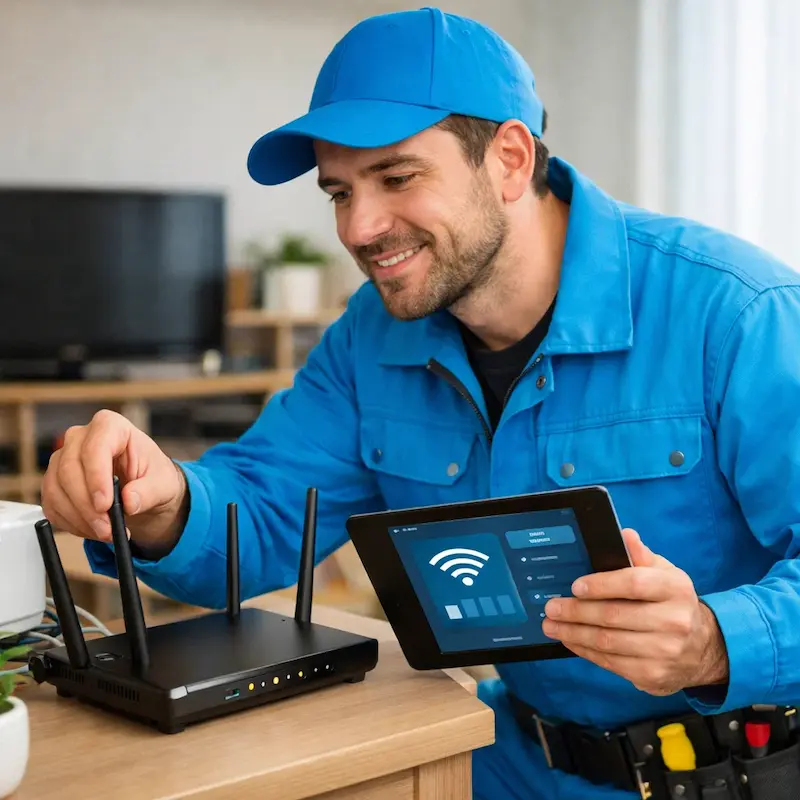 Настройка Wi-Fi для квартиры, дома и офиса в Лобне