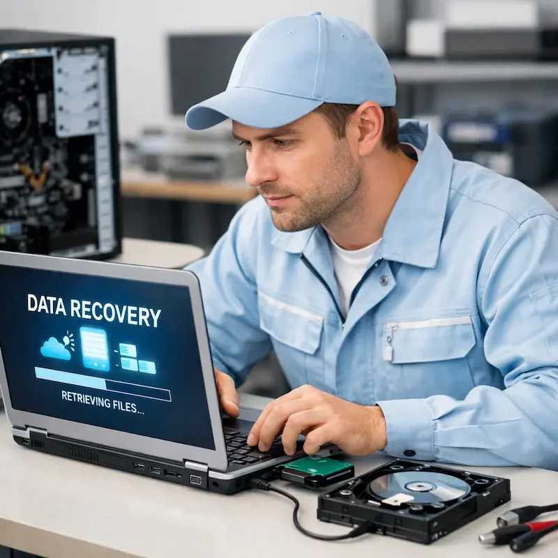 Восстановление данных и файлов в Лобне