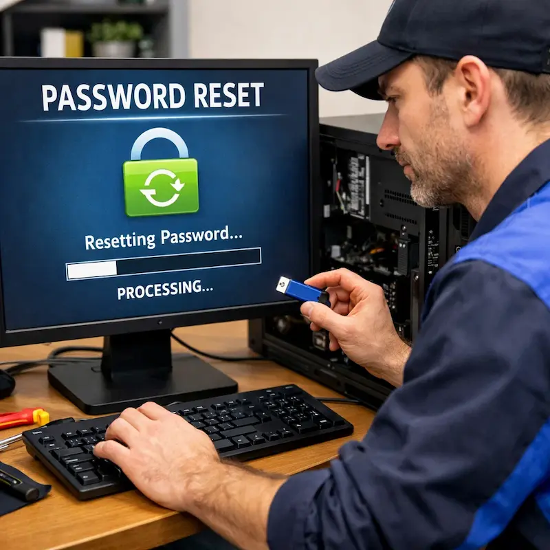 Удаление пароля на компьютере в Лобне