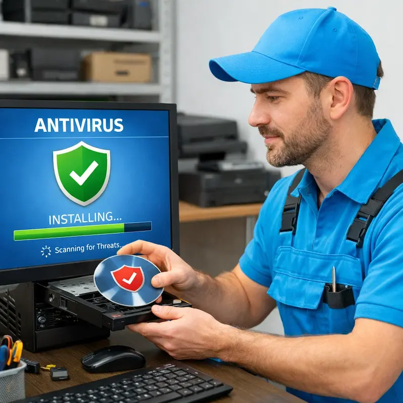 Установка антивируса в Лобне на дому