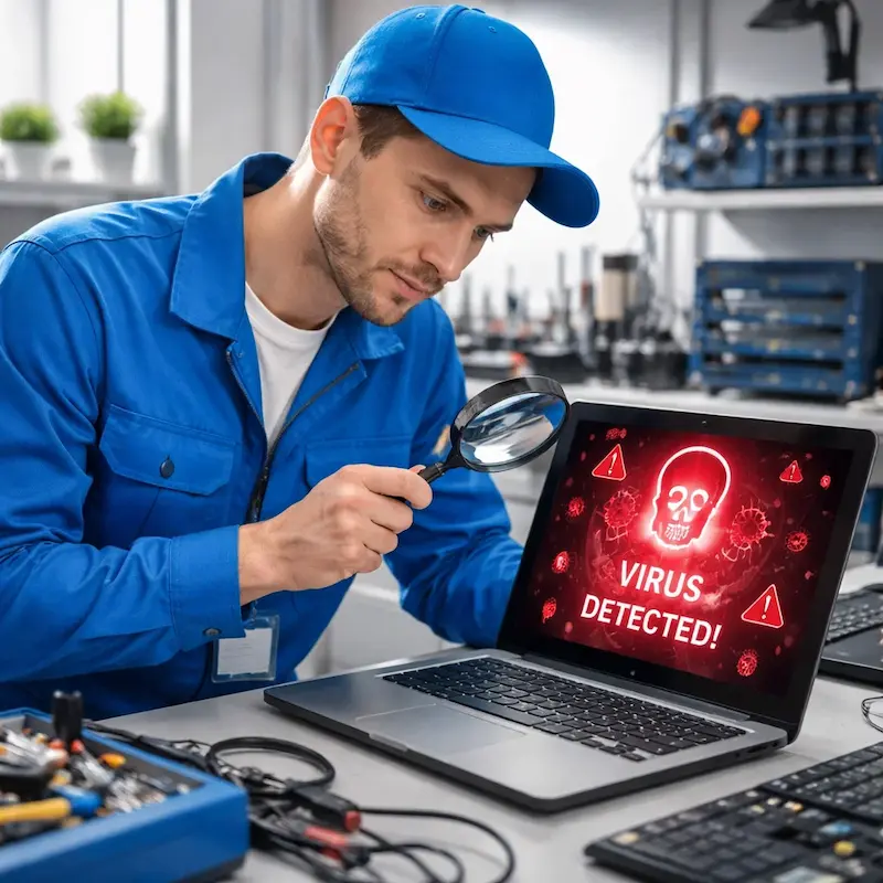 Поиск компьютерных вирусов в Лобне