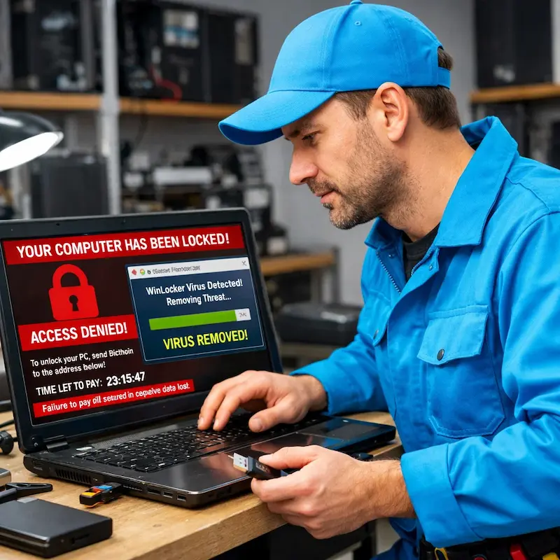 Разблокировать компьютер в Лобне | Поможем